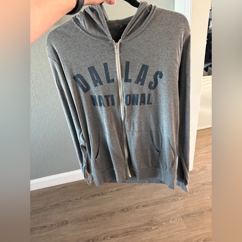 New Golfing hoodie Gray Dallas National Hoodie
